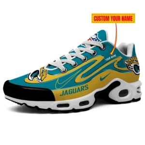 Jacksonville Jaguars Personalized Name Team Mix Colors V2 Air Max Shoes Air Cushion Sneakers