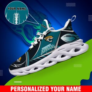 Jacksonville Jaguars Sport White C Sneakers 2025 Version Personalized Your Name 528