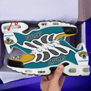 Jacksonville Jaguars Team Custom Name Air Max Shoes Air Cushion Sneakers