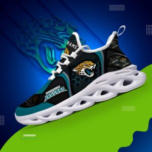 Jacksonville Jaguars White C Sneakers 2025 Version Personalized Your Name 432