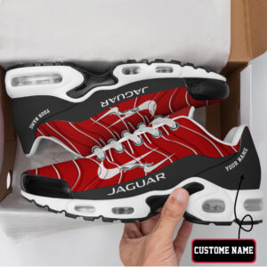 Jaguar Vibrant Wave Custom Name Air Max Shoes Air Cushion Sneakers
