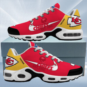 Kansas City Chiefs Est. Custom Name Air Max Shoes Air Cushion Sneakers