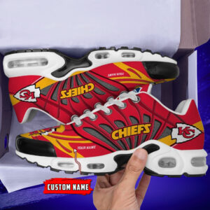 Kansas City Chiefs Monster Custom Name Air Max Shoes Air Cushion Sneakers