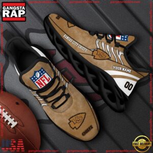 National Football League Kansas City Chiefs Air Max Shoes Air Cushion Sneakers