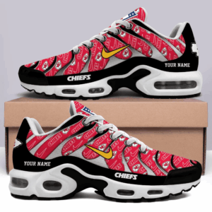 Kansas City Chiefs Personalized Name Team Mix Colors V5 Shoes Air Cushion Sneakers