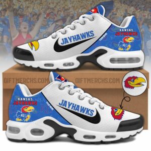 Kansas Jayhawks Shoes 2025 Version Custom Name, Shoes For Sport Fan, Sport Gifts Ph270