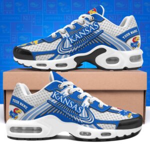 Kansas Jayhawks Shoes Custom Your Name, Sport Shoes