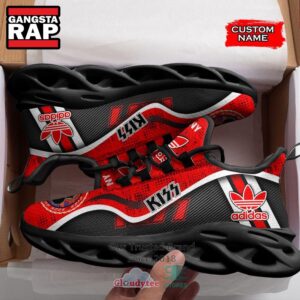 Kiss Band Rock In Heart Clunky Air Max Shoes Air Cushion Sneakers