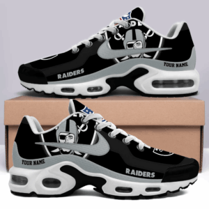 Las Vegas Raiders Personalized Name Team Mix Colors V1 Air Max Shoes Air Cushion Sneakers