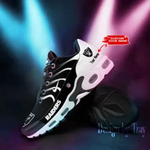 Las Vegas Raiders Personalized New Air Max Plus Shoes Air Cushion Sneaker Dv1 823ri-8007
