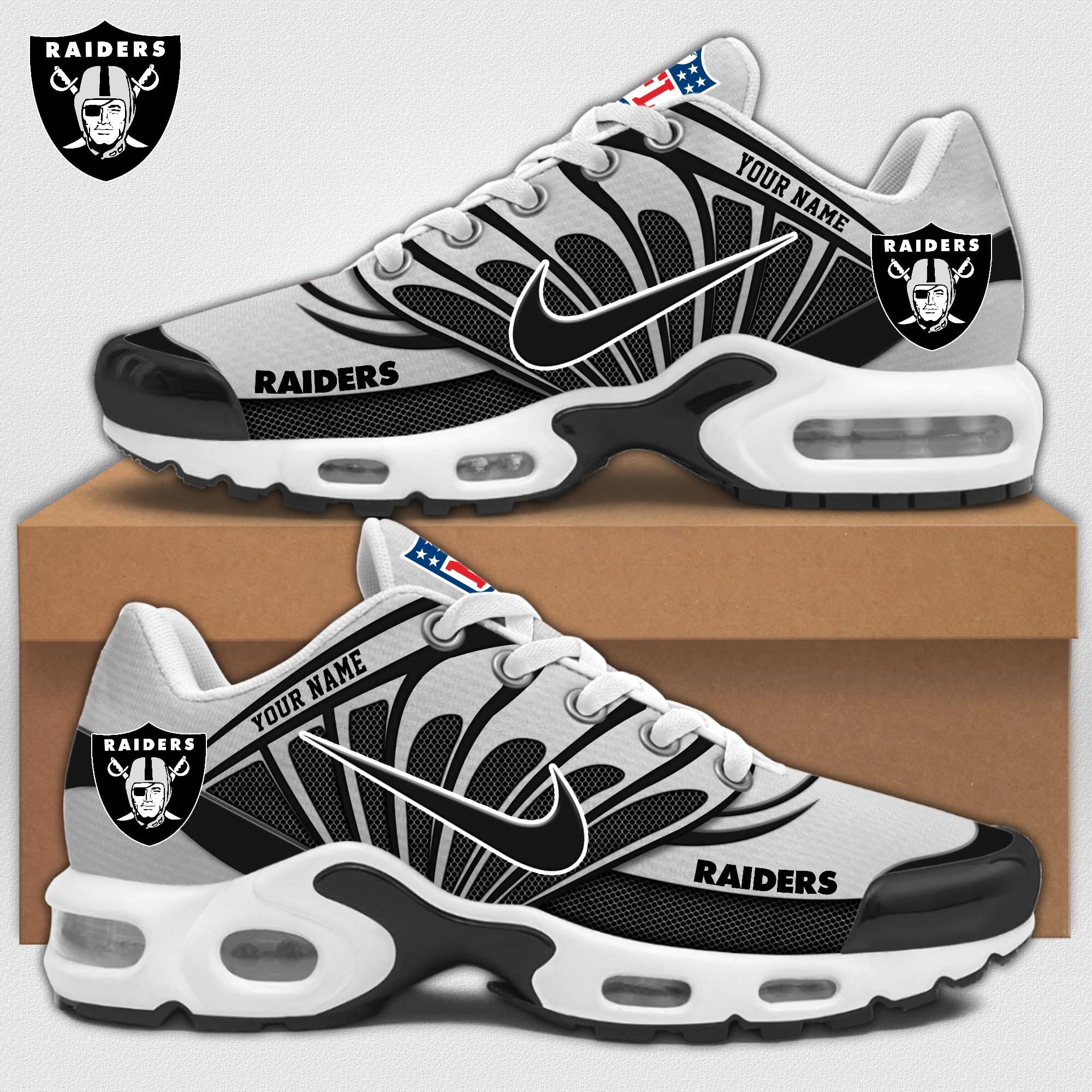 Las Vegas Raiders Personalized Shoes 1 Las Vegas Raiders Personalized Shoes