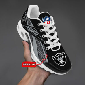 Las Vegas Raiders Premium Air Max Plus Sport Sneakers For Fan Gifts