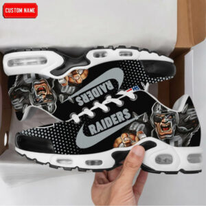 Las Vegas Raiders Premium Shoes Air Cushion Sneakers