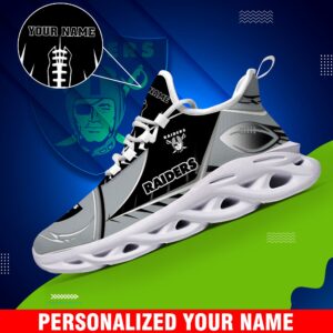 Las Vegas Raiders Sport White C Sneakers 2025 Version Personalized Your Name 528