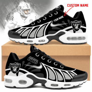 Las Vegas Raiders Unisex Air Max Plus Sneakers