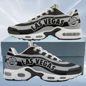Las Vegas Raidersfootball Team Logo Colors Waves Air Max Shoes Air Cushion Sneakers