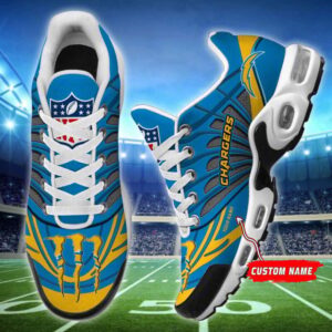 Los Angeles Chargers Air Max Plus Sport Sneakers For Fan Gifts