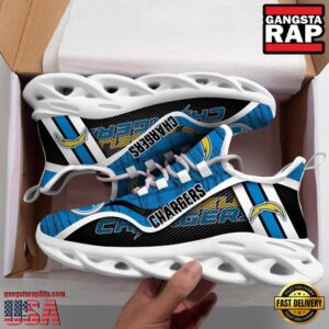 Los Angeles Chargers National Football League Clunky Air Max Shoes Air Cushion Sneakers Gift For Fans