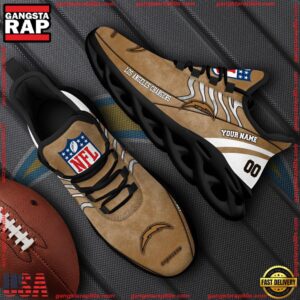 National Football League Los Angeles Chargers Air Max Shoes Air Cushion Sneakers