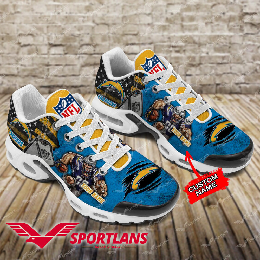 Los Angeles Chargers Personalized Shoes Air Cushion Sneakers Dtynns 1 Los Angeles Chargers Personalized Shoes Air Cushion Sneakers Dtynns
