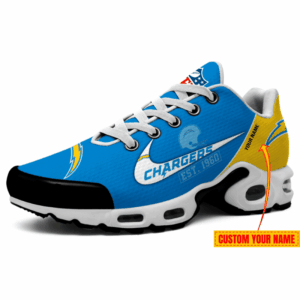 Los Angeles Chargers Premium Air Max Plus Sport Sneakers For Fan Gifts
