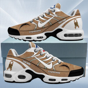 Los Angeles Chargers Salute To Service Personalized Air Max Shoes Air Cushion Sneakers