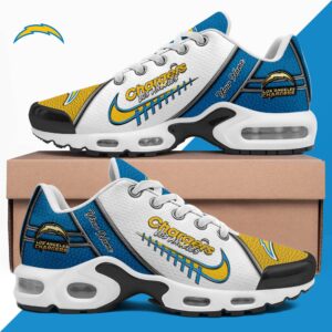 Los Angeles Chargers Shoes 2025 Version Custom Your Name, Football Team Shoes 516