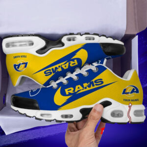 Los Angeles Rams Custom Name Air Max Shoes Air Cushion Sneakers