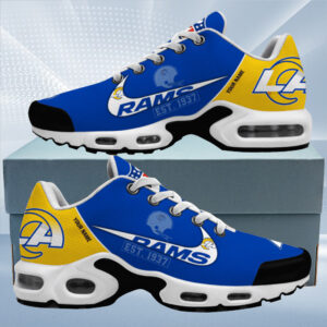 Los Angeles Rams Est. Custom Name Air Max Shoes Air Cushion Sneakers