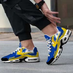 Los Angeles Rams Personalized Name Team Mix Colors V1 Air Max Shoes Air Cushion Sneakers