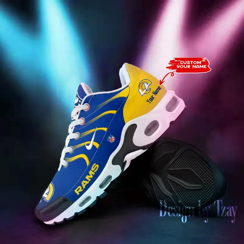 Los Angeles Rams Personalized New Air Max Plus Shoes Air Cushion Sneaker Dv1 212hv-7927 1 Los Angeles Rams Personalized New Air Max Plus Shoes Air Cushion Sneaker Dv1 212hv-7927