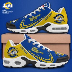 Los Angeles Rams Shoes 2025 Version Custom Name