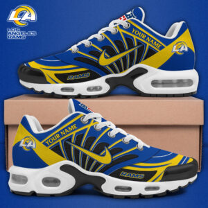 Los Angeles Rams Shoes 2025 Versions Custom Your Name 921