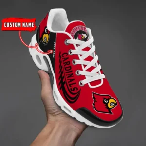 Louisville Cardinals Personalized Name Team Mix Colors Sport Team Air Max Shoes Air Cushion Sneakers 486al-5018