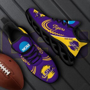 Lsu Tigers Black Max Soul Shoes 2026 Versions Custom Name 016