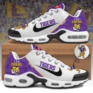 Lsu Tigers Shoes 2025 Version Custom Name, Shoes For Sport Fan, Sport Gifts Ph270