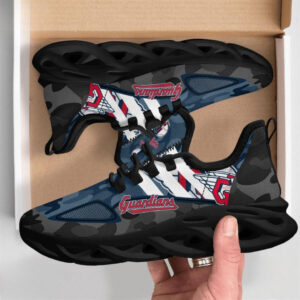 Major League Baseball Cleveland Guardians Military Camouflage M Soul Shoes Running Sneakers