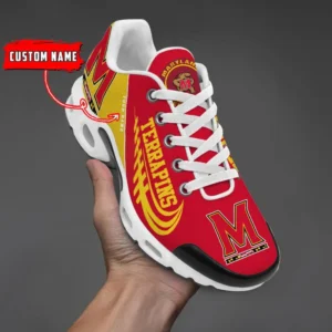 Maryland Terrapins Personalized Name Team Mix Colors Sport Team Air Max Shoes Air Cushion Sneakers 105sw-3558