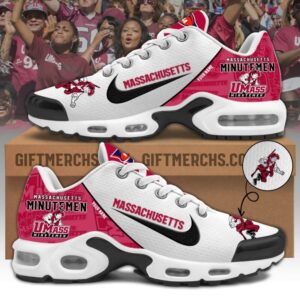 Massachusetts Minutemen Shoes 2025 Version Custom Name, Shoes For Sport Fan, Sport Gifts Ph270