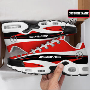 Mercedes-benz Amg Wave Style Custom Name Air Max Shoes Air Cushion Sneakers