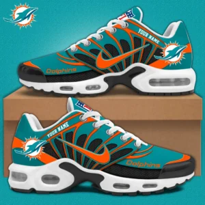 Miami Dolphins New Air Max Plus Shoes Air Cushion Sneaker 574pm-9706