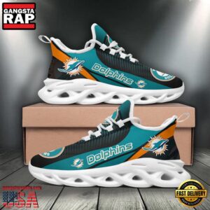 National Football League Miami Dolphins Air Max Shoes Air Cushion Sneakers