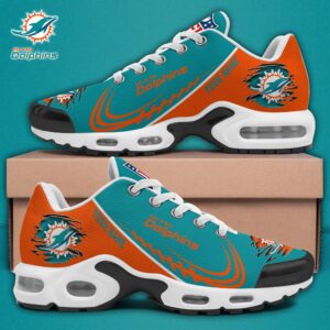 Miami Dolphins Shoes 2025 Version Custom Name