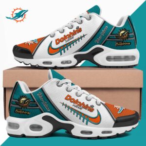 Miami Dolphins Shoes 2025 Version Custom Your Name, Football Team Shoes 516