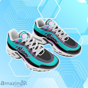 Miami Heat Nba Basketball City Edition Colors Air Max Shoes Air Cushion Sneakers