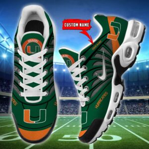 Miami Hurricanes Air Max Plus Shoes - Limited