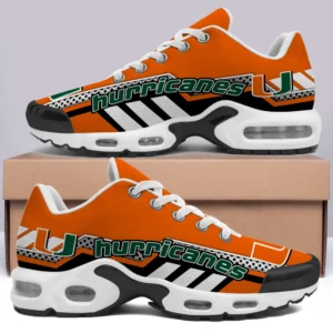 Miami Hurricanes Personalized Name Team Mix Colors Sport Team Air Max Shoes Air Cushion Sneakers 249gv-9016