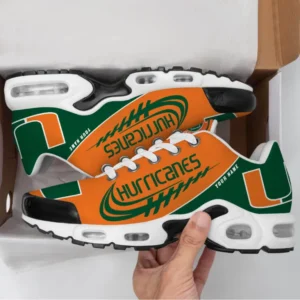 Miami Hurricanes Personalized Name Team Mix Colors Sport Team Air Max Shoes Air Cushion Sneakers 897pg-3886