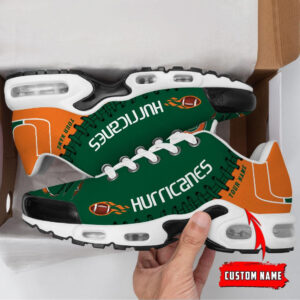Miami Hurricanes Personalized Air Max Shoes Air Cushion Sneakers