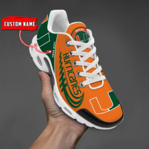 Miami Hurricanes Air Max Plus Shoes Sneakers For Men And Women